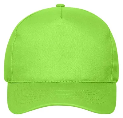 Imagen del producto de Myrtle Beach - Gorro "Bio" de 5 segmentos, talla única (color limón)