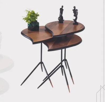 Produktbild von Exklusives Tropfencouchtisch-Set Designer Kaffeetische Beistelltische