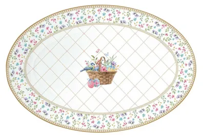 Image de Assiette de service en porcelaine Spring Bloom