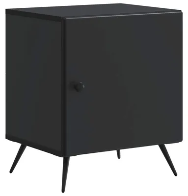 Productafbeelding van Nachtkastje Zwart 43 x 34,5 x 50 cm Bewerkt hout