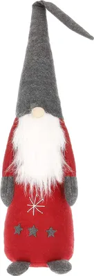 Obrázok produktu pre SPRINGOS _Vianočný škriatok_ _84 _cm,_ vysoký, sivá čiapka, škriatok,_škandinávsky_ _škriatok,_ _ GNOME,_ _figúra,_ _Vianočná_zdoba_