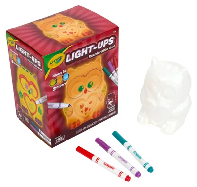 Immagine prodotto di Gufo luminoso Crayola: giocattolo per dipingere e disegnare in modo creativo