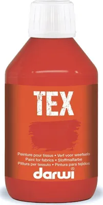 Obrázek produktu pro Darwi Tex Barva na látky Vermilion 250 ml 1 ks