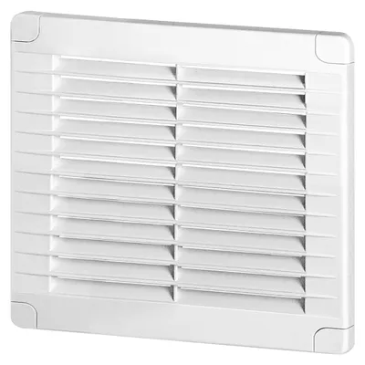 Immagine prodotto di Griglia di ventilazione quadrata - 150 x 150 mm - Bianca - Senza flangia