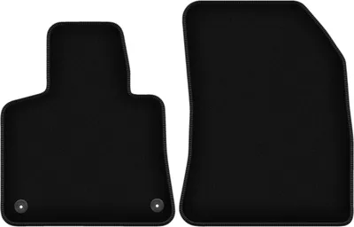 Immagine prodotto di Wielganizator Tappetini anteriori in velluto per Citroen C4 Grand Spacetourer (2013-2021, 5 posti) neri, set 2 pz, con fissaggi