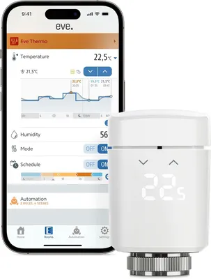 Produktbild von Eve Thermo - Smart Heizkörperthermostat, LED-Display