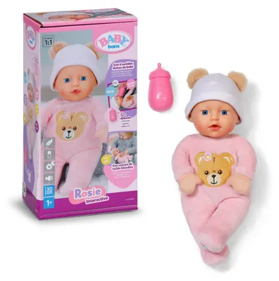 Immagine prodotto di BABY born Rosie 30 cm, morbida bambola con 6 suoni e biberon