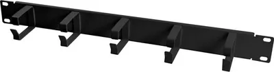 Produktbild von ALLNET ALL-S0002032, Schwarz, 48,26 cm (19"), 1U, 48,3 cm, 7 cm, 4,4 cm