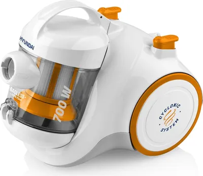 Zdjęcie produktu dla Hyundai VC 009, 700 W, Cylinder próżniowy, Suchy, Bez worka, 1,5 l, HEPA, Pianka