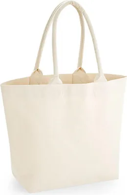 Image de Westford Mill W626 | Sac en coton équitable 35x18x37 cm - Couleur : Naturel - Taille : 35 x 18 x 37 cm