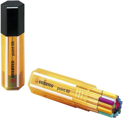 Obrázok produktu pre STABILO® 8820-1 Fineliner point 88® case - 20 Big point box náhodne v jednej z 3 farieb - s 20 rôznymi farbami
