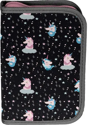 Produktbild von PASO Mäppchen Federmappe Federtasche Schule Federmäppchen Gefüllt UNICORN
