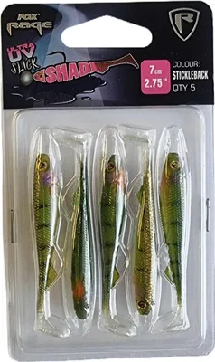 Produktbild von Fox Rage Slick Shad 7cm  - 5 Gummifische, Farbe:Stickleback