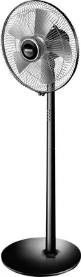 Zdjęcie produktu dla Unold Silverline, Wentylator domowy z łopatkami, Czarny, Podłoga, Plastik, 40 cm, Przyciski