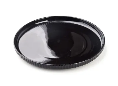 Zdjęcie produktu dla Talerz obiadowy Talerz do serwowania Affek Design Talerz SHIVONNE czarny ⌀20,5 cm HOMLA
