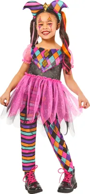 Produktbild von Kids Harlequin Girl Costume - Size S