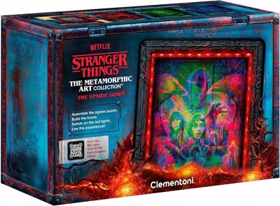 Zdjęcie produktu dla Puzzle Stranger Things 520 Elementów Kolekcja Sztuki Metamorficznej