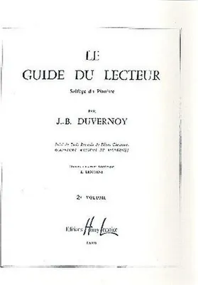 Produktbild von Guide du lecteur vol.2pour piano