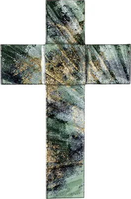 Produktbild von Gilde Glasart Wandkreuz "Hoffnung" Kruzifix 51362