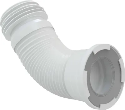 Obrázok produktu pre AlcaPlast A97 WC Flex spojovací kus Univerzálny | 280-550mm biela ø80-110/ø100-120mm : Flex spojenie 28-55cm Verzia: Flex spojenie 28-55cm