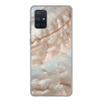 Produktbild von MuchoWow® Handyhülle Schutzhülle Hülle für Samsung Galaxy A51 5G Mineralien - Naturstein - Perlmutt Silikon Softcase Handy Hülle - Abbildung