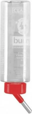Obrázok produktu pre Fľaša na pitie pre králikov 600 ml s cumlíkom Napájačka pre králiky Napájačka pre hlodavce Dávkovač vody Classic de Luxe