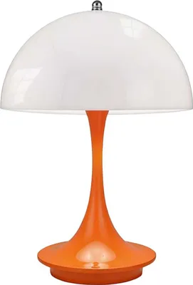 Produktbild von Avizar, LED-Pilzlampe USB-C touch für Schreibtisch, Orange