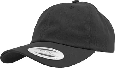 Image de FLEXFIT 6245CM | Low Profile Coton Twill Cap / Casquette / Bonnet - Couleur : Black - Taille : Kids