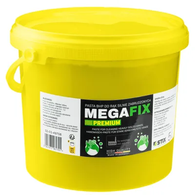 Produktbild von STIX BHP-Handwaschpaste Megafix Premium DEUTSCH verschmutzte Hande, 5L