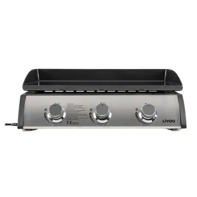 Obrázek produktu pro Plancha plyn 7,5 kW smaltovaná ocelová deska 61 x 38 cm Livoo DOC277