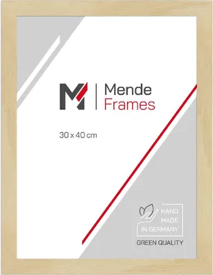 Produktbild von MendeFrames H980 Holzrahmen natur 40x60 cm mit Museumsglas