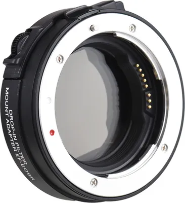 Produktbild von EF-EOSR PRO Objektivadapter, Autofokus-Kameramontagering mit ND-Filter, elektronische Blendensteuerung, kompatibel mit Canon EF/EF-S-Objektiv auf Canon EOS RP/R5/R6/R3/C70/R5C/R7/R10/R8/R50