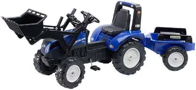 Immagine prodotto di Falk 3090M New Holland T8 Tractor + Voorlader + Aanhanger 3/7