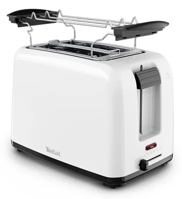 Produktbild von Tefal Vita Toaster TT1A21, 2 Scheibe(n), Weiß, Kunststoff, 800 W, 220 - 240 V, 50/60 Hz
