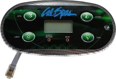 Produktbild von CalSpas Whirlpool-Bedienfeld VL406U Modell 50465 mit 4 Tasten zur Steuerung