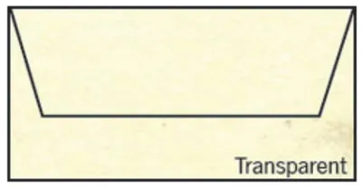 Productafbeelding van Briefhülle DL SF transp. marm.