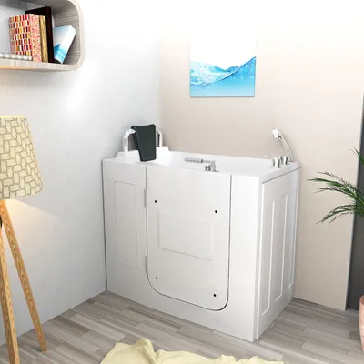 Produktbild von Sitzbadewanne Senioren Wanne Sitzwanne mit Tür S08-A-L 68x110cm