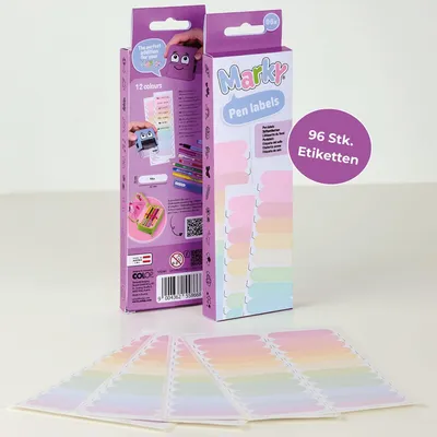 Immagine prodotto di Etichette adesive COLOP "Marky" 10 x 42 mm, colori pastello