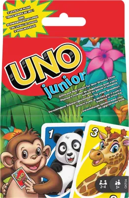 Produktbild von Mattel Games UNO Junior, kartová hra, detská hra, rodinná hra