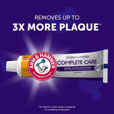 Immagine prodotto di ARM&HAMMER | Dentifricio Complete Care - 170 g - elimina le discromie - con fluoro - per un alito fresco