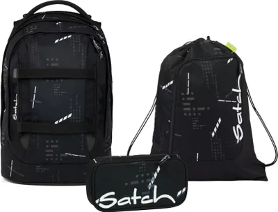 Produktbild von Satch Pack Ninja Matrix Schulrucksack Set 3tlg.