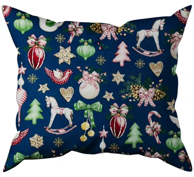 Produktbild von Nyks Kissenbezug 40x40 cm Baumwolle Weihnachtsmuster Hochwertig