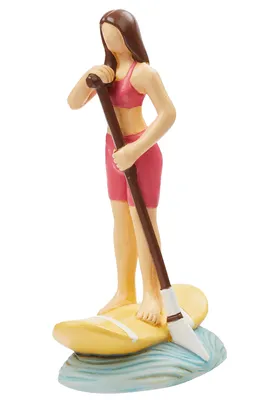 Produktbild von Miniatur Standup-Paddlerin, ca. 10 cm
