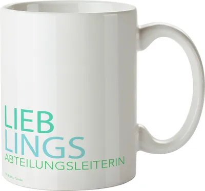 Produktbild von Mr. & Mrs. Panda Tasse mit Spruch Abteilungsleiterin - Weiß - Geschenk, Leiterin, Kollegin, Geschenkidee, Becher, Abschiedsgeschenk, Kaffeebecher, Chefin, Kaffeetasse