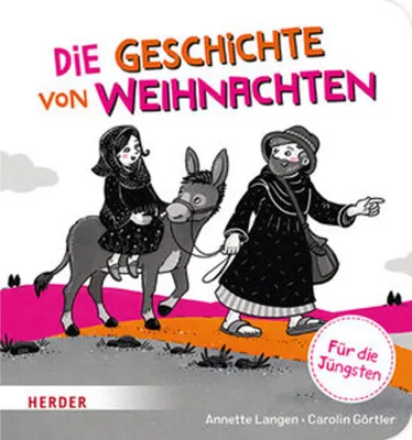 Obrázok produktu pre Die Geschichte von Weihnachten Kontrastbuch (Pappbilderbuch)