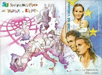 Produktbild von Briefmarken Vatikanstadt 2007 Mi Block30 (kompl.Ausg.) postfrisch Römische Verträge