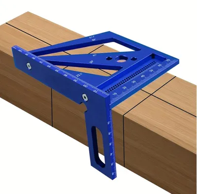 Obrázok produktu pre 3D Uholník 22.5°-90°, Hliník, Multifunkčný, Pre Drevárstvo, Stolárstvo