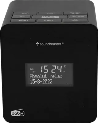 Produktbild von soundmaster UR109SW Sprachaufzeichnungs - Radiowecker schwarz