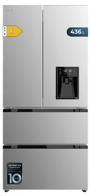 Produktbild von Cecotec Bolero CoolMarket FD 436 WD Inox E, Freistehend, French door, Edelstahl, 4 Tür(en), Berührung, An Tür