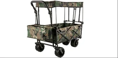 Produktbild von Famanu Faltwagen - Praktisch für Strand und Camping - Camouflage